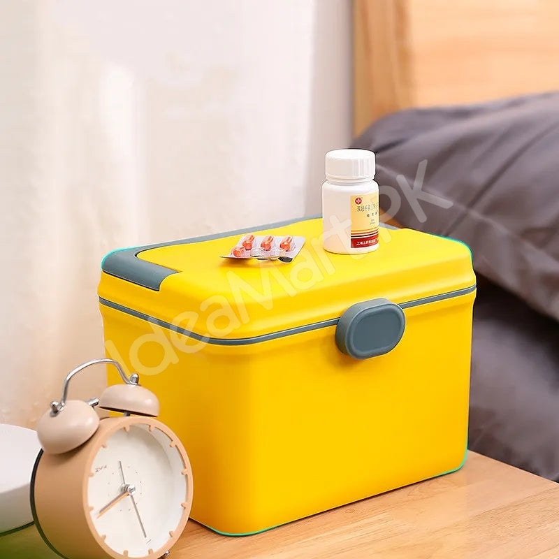 portable-plastic-two-layer-home-first-aid-storage-box-with-carry-product-image