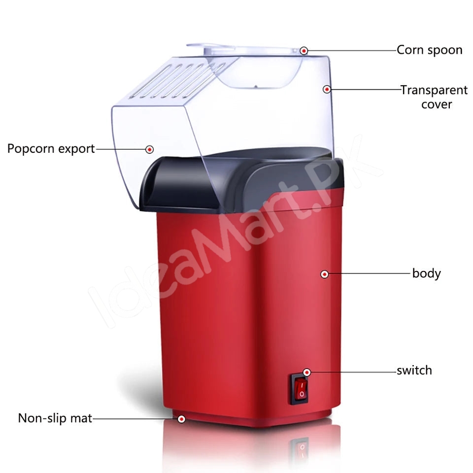 1200w-mini-automatic-hot-air-popcorn-maker-with-measuring-cup-product-image
