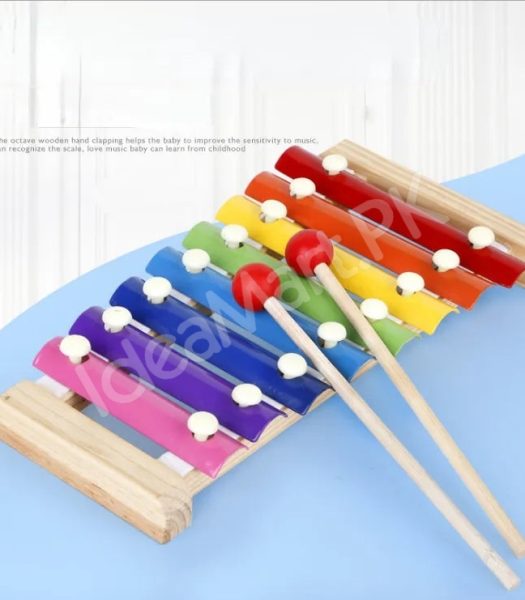 8-note-colorful-rainbow-xylophone-toy-with-wooden-sticks-for-kids-product-image