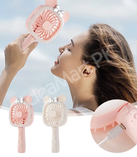 usb-rechargeable-mouse-ear-handheld-fan-with-bow-tie-for-travel-outdoor-use-product-image