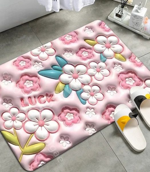 anti-slip-super-absorbent-quick-dry-floor-mat-with-cute-3d-embossed-designs-product-image