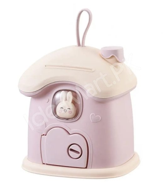 mushroom-house-shape-piggy-bank-with-rabbit-window-key-lock-product-image