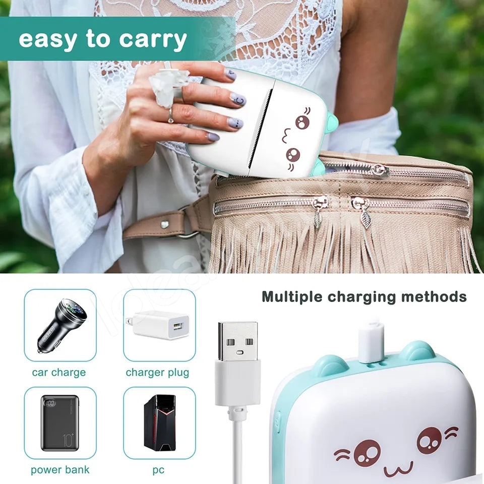 mini-thermal-printer-bear-design-portable-bluetooth-sticker-photo-printer-product-image