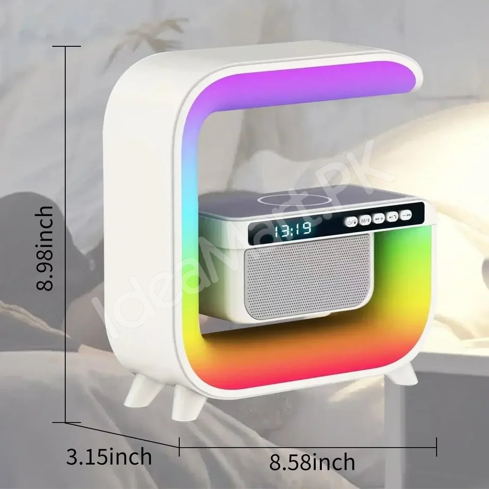 smart-g-shaped-bluetooth-speaker-with-rgb-light-alarm-clock-wireless-charger-product-image