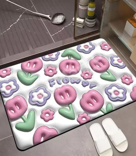 anti-slip-super-absorbent-quick-dry-floor-mat-with-cute-3d-embossed-designs-product-image