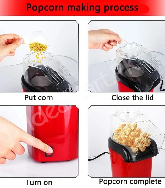 1200w-mini-automatic-hot-air-popcorn-maker-with-measuring-cup-product-image