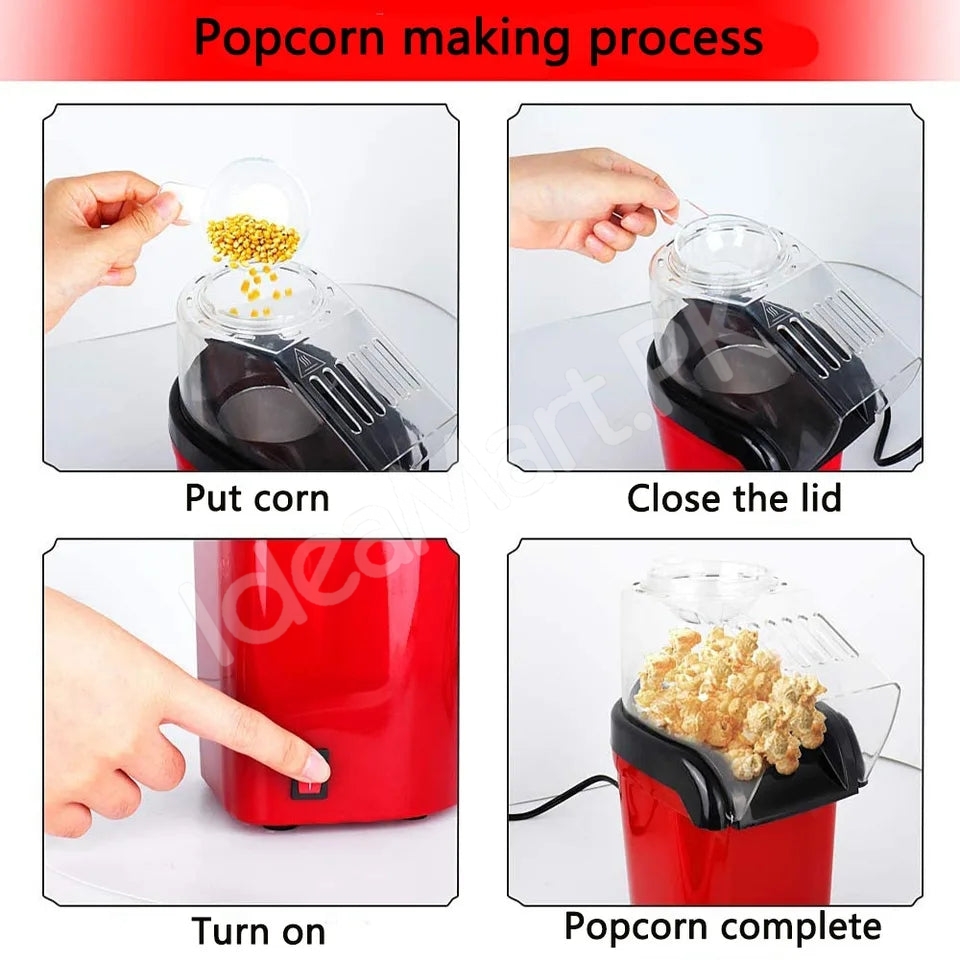 1200w-mini-automatic-hot-air-popcorn-maker-with-measuring-cup-product-image