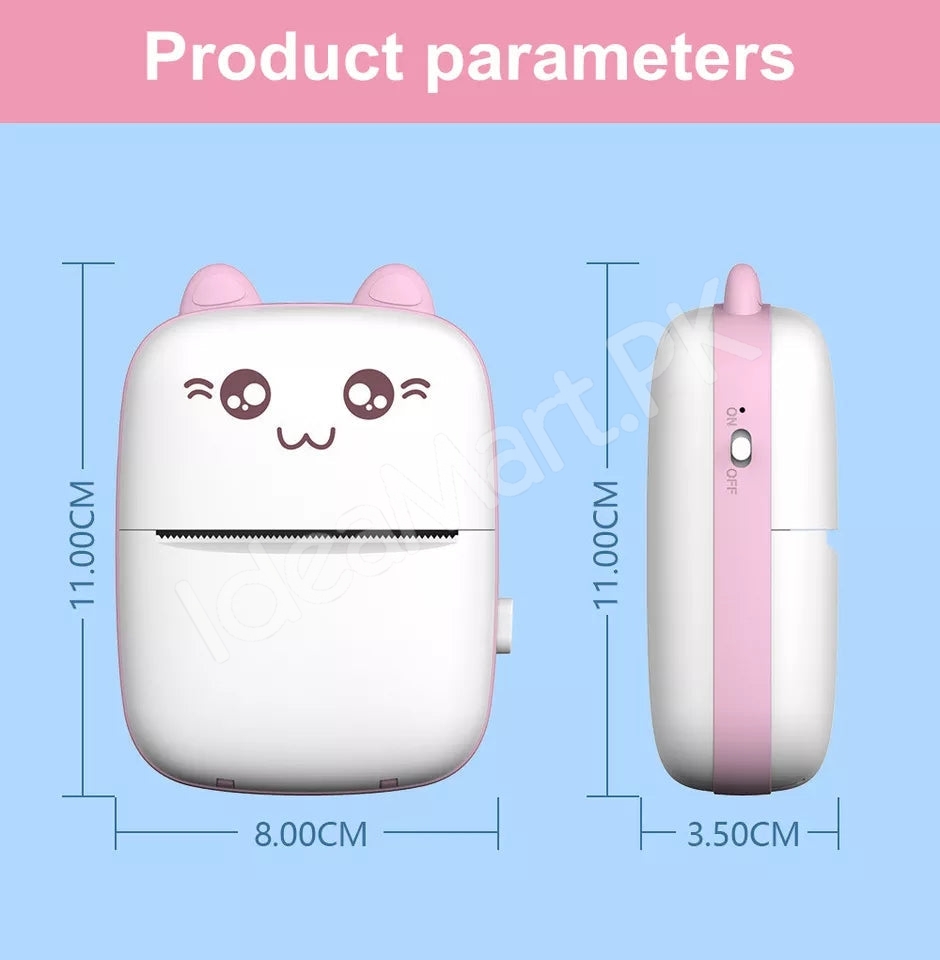 mini-thermal-printer-bear-design-portable-bluetooth-sticker-photo-printer-product-image