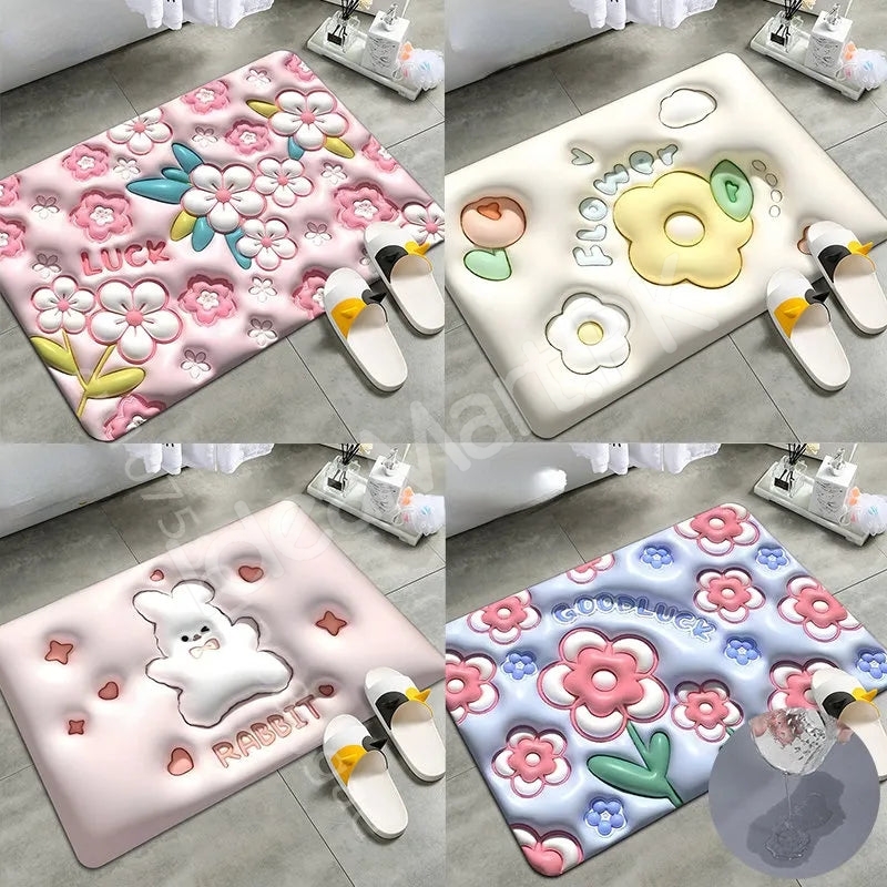 anti-slip-super-absorbent-quick-dry-floor-mat-with-cute-3d-embossed-designs-product-image