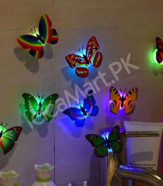 12-pieces-self-adhesive-colorful-3d-led-butterfly-wall-stickers-for-room-decor-product-image