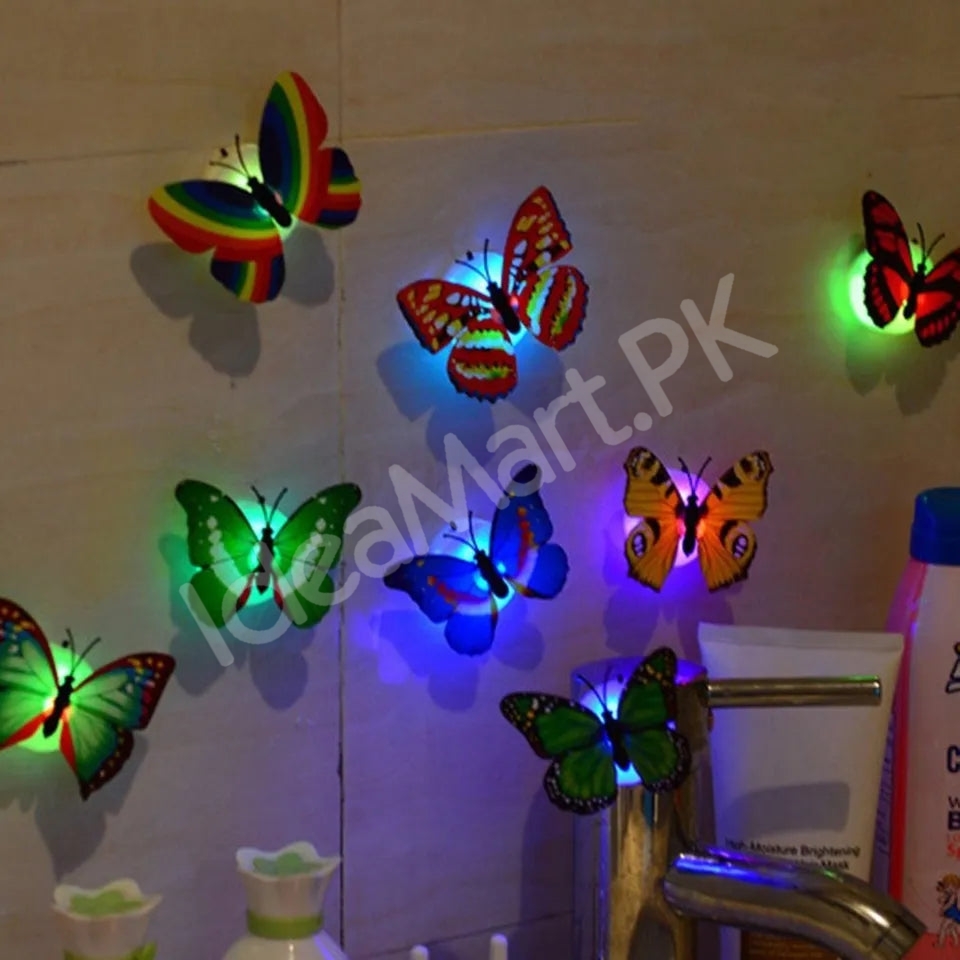 12-pieces-self-adhesive-colorful-3d-led-butterfly-wall-stickers-for-room-decor-product-image