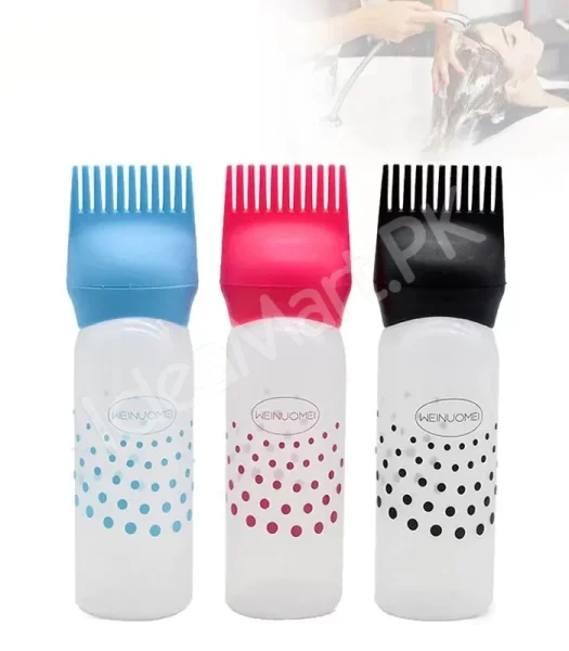 hair-dye-oil-applicator-bottle-with-comb-160ml-silicone-bottle-for-hair-coloring-scalp-treatment-salon-use-product-image