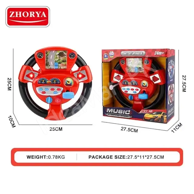best-quality-big-size-b-o-light-sound-music-baby-car-driving-steering-wheel-product-image
