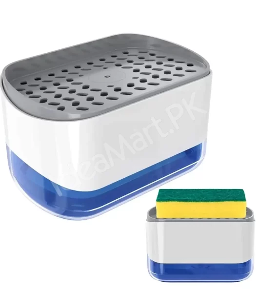 kitchen-dish-soap-dispenser-with-sponge-holder-newest-2-in-1-countertop-soap-pump-dispenserfor-kitchen-sink-dishwashing-soap-dispensers12-5-ounces-product-image