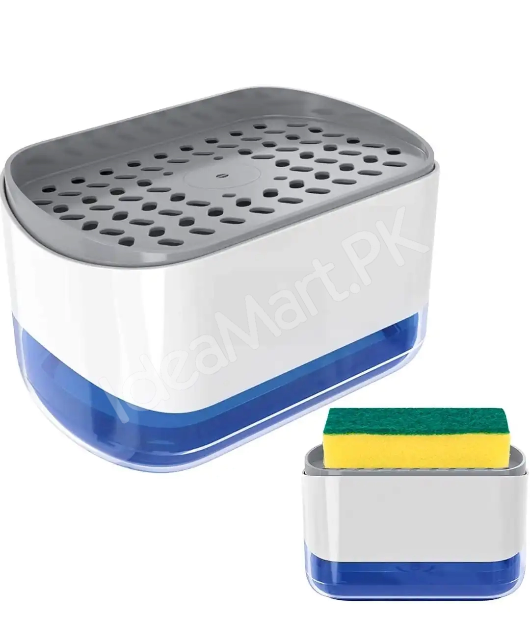 kitchen-dish-soap-dispenser-with-sponge-holder-newest-2-in-1-countertop-soap-pump-dispenserfor-kitchen-sink-dishwashing-soap-dispensers12-5-ounces-product-image