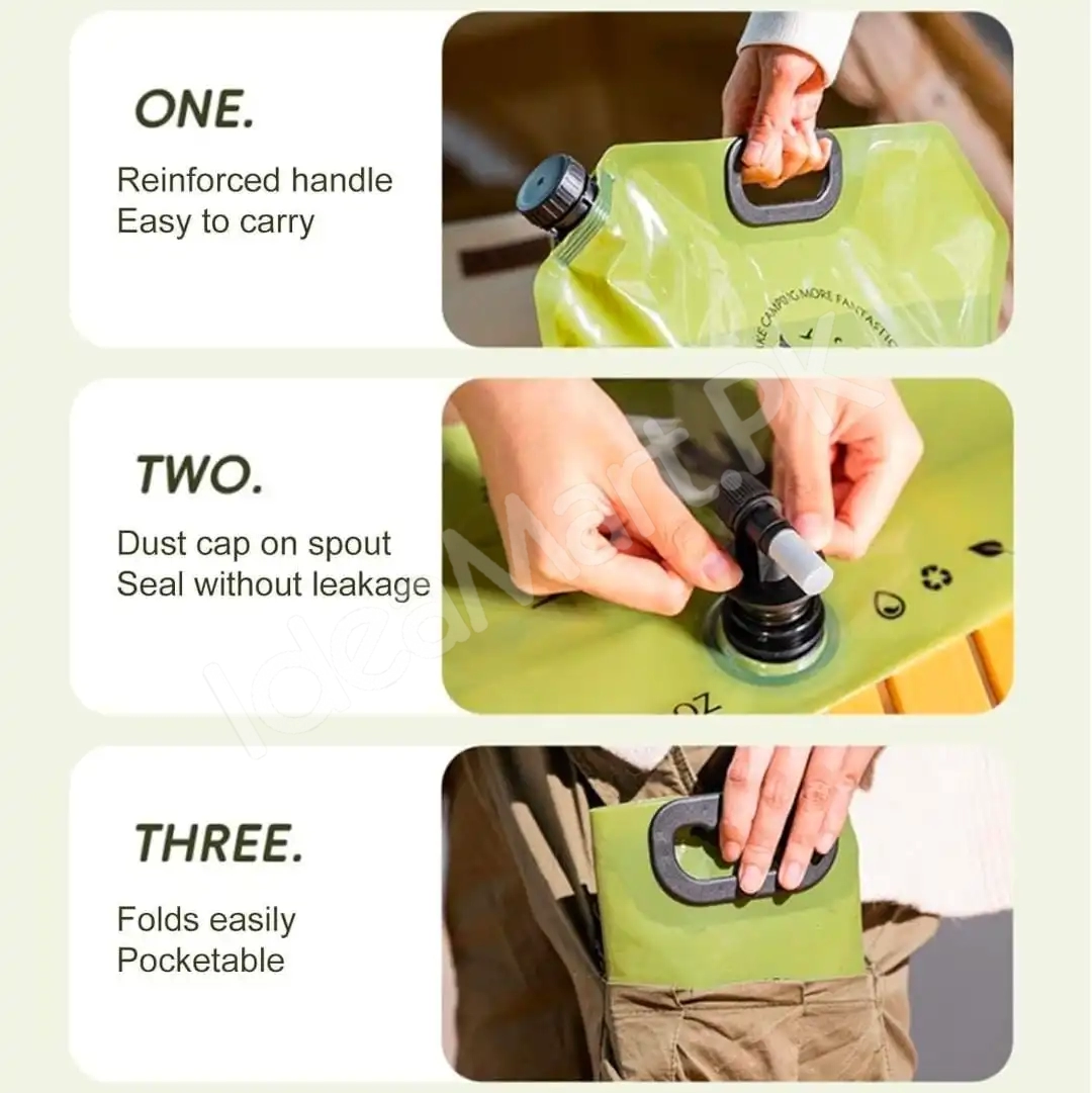 portable-8-liters-water-bag-foldable-outdoor-bucket-with-tap-large-capacity-collapsible-container-for-hiking-kayaking-camping-tools-product-image