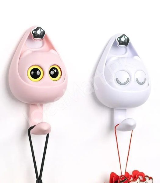 wink-cat-adhesive-hook-creative-wall-mounted-organizer-for-towels-coats-bags-and-keys-product-image