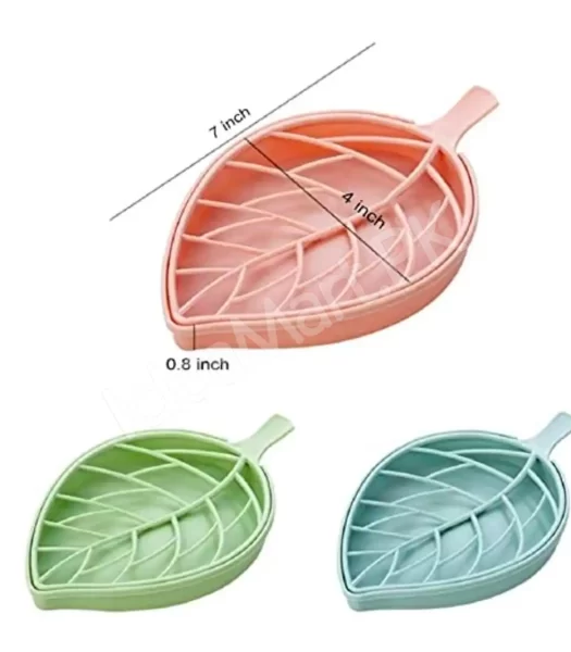 leaf-shape-soap-holder-non-slip-soap-box-tray-bathroom-shower-drain-rack-bathroom-gadgets-soap-dish-tray-holder-product-image