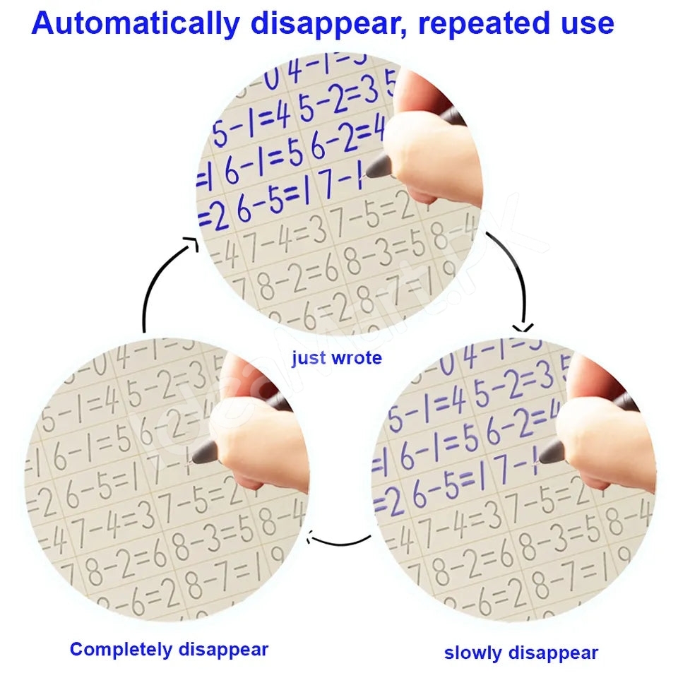 magic-reusable-montessori-copybook-set-4-pcs-with-pen-grip-aid-10-refills-product-image