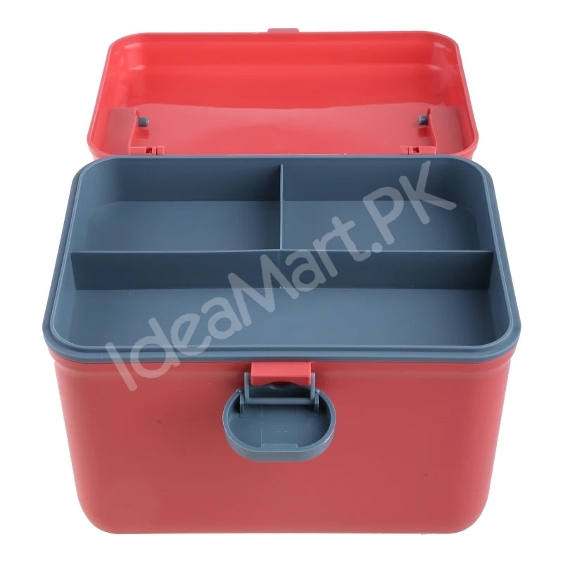 portable-plastic-two-layer-home-first-aid-storage-box-with-carry-product-image