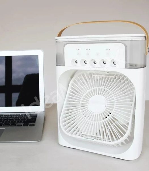 4-in-1-usb-air-cooler-fan-600ml-with-humidifier-night-light-5-mist-levels-product-image