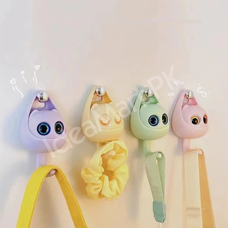 wink-cat-adhesive-hook-creative-wall-mounted-organizer-for-towels-coats-bags-and-keys-product-image