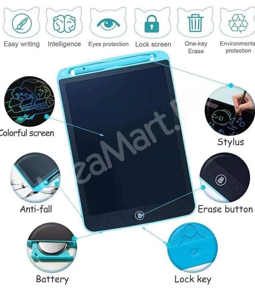 lcd-writing-tablet-drawing-board-8-inches-with-stylus-pen-for-kids-product-image