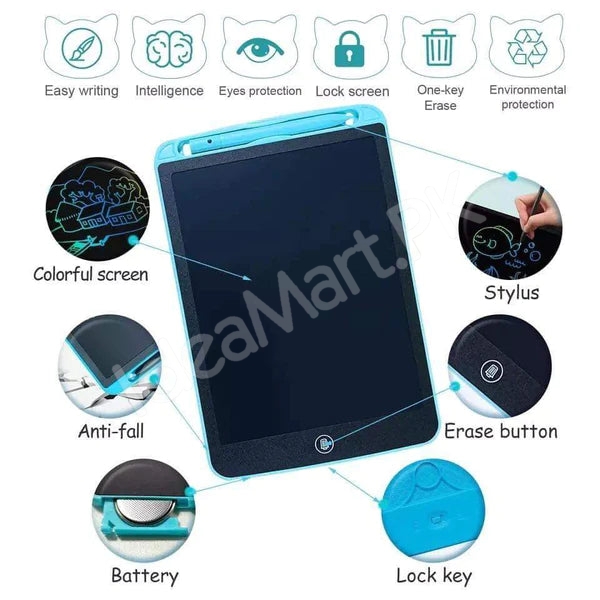 lcd-writing-tablet-drawing-board-8-inches-with-stylus-pen-for-kids-product-image