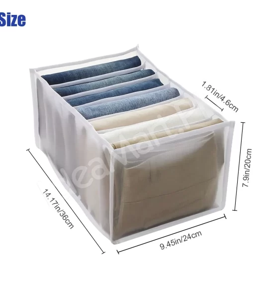 wardrobe-clothes-organizer-7-grids-breathable-clothing-organizer-for-pants-jeans-sweater-foldable-clothes-compartment-storage-organizer-for-drawer-product-image