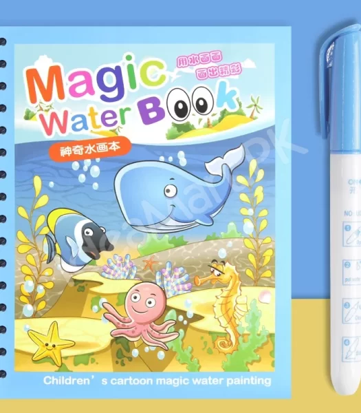 children-s-early-education-magic-water-drawing-book-with-pen-reusable-coloring-montessori-learning-toy-creative-art-gift-for-kids-product-image