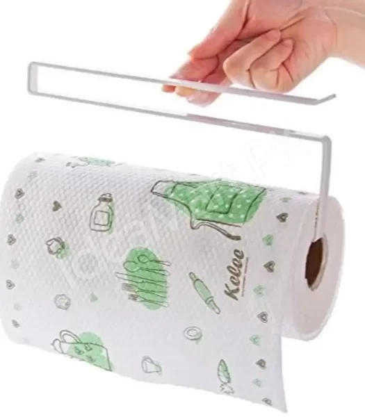 tissue-roll-holder-for-kitchen-bathroom-utility-under-cabinet-wall-mount-space-saving-design-product-image