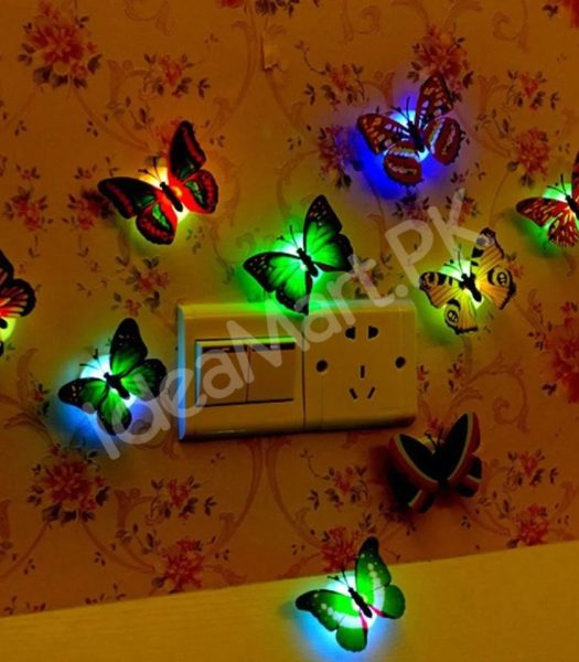 12-pieces-self-adhesive-colorful-3d-led-butterfly-wall-stickers-for-room-decor-product-image