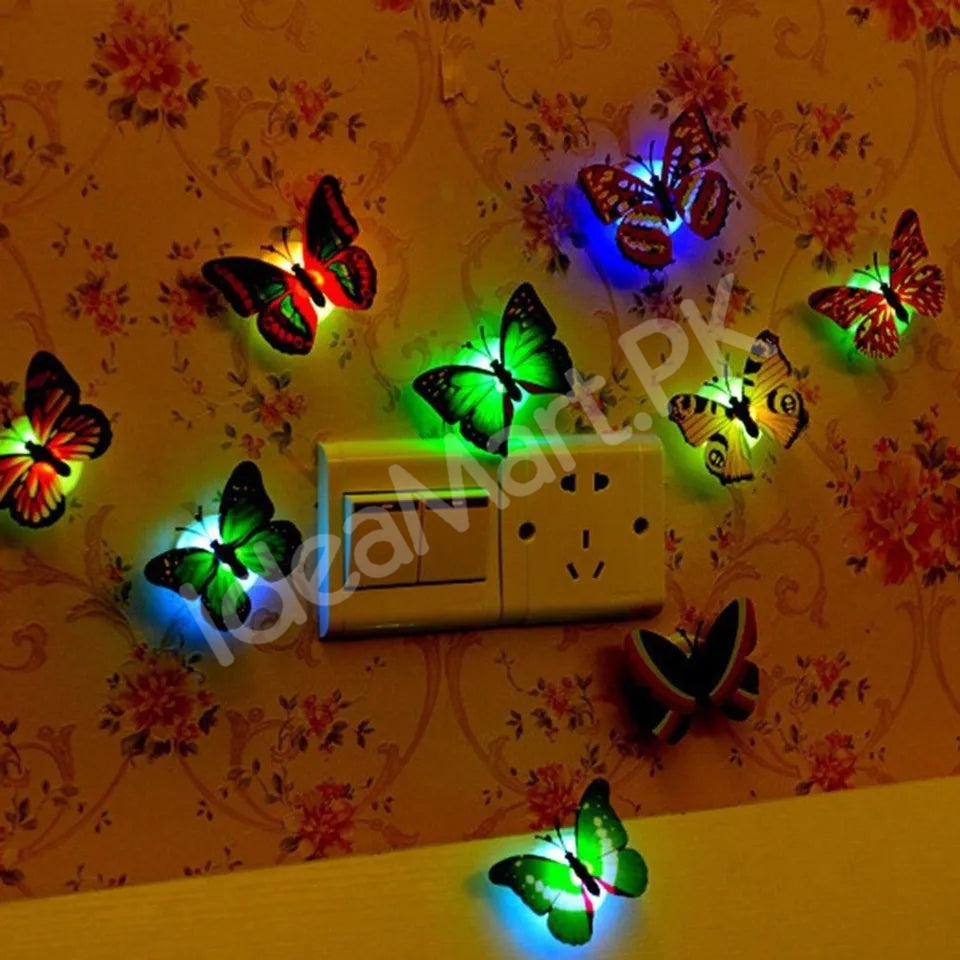 12-pieces-self-adhesive-colorful-3d-led-butterfly-wall-stickers-for-room-decor-product-image
