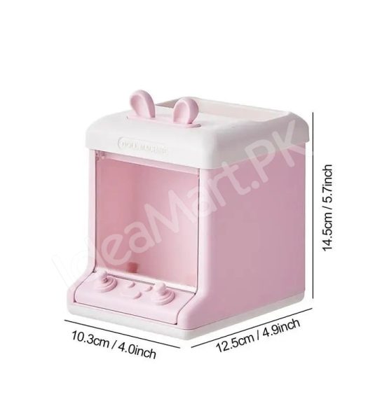 bunny-doll-machine-pen-small-items-holder-for-desktop-organizer-product-image