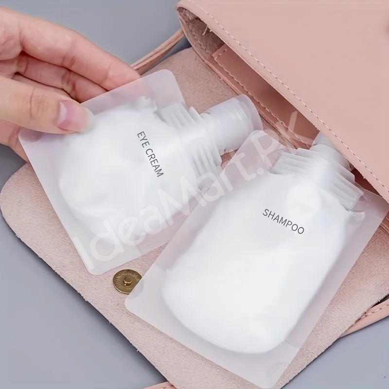 traveling-bottle-set-50ml-refillable-portable-cosmetic-containers-squeezable-travel-bottles-for-shampoo-lotion-bath-gel-and-skincare-product-image