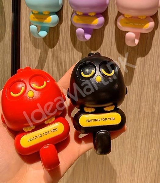 cute-decorative-bird-design-adhesive-wall-hook-multi-purpose-for-home-office-product-image