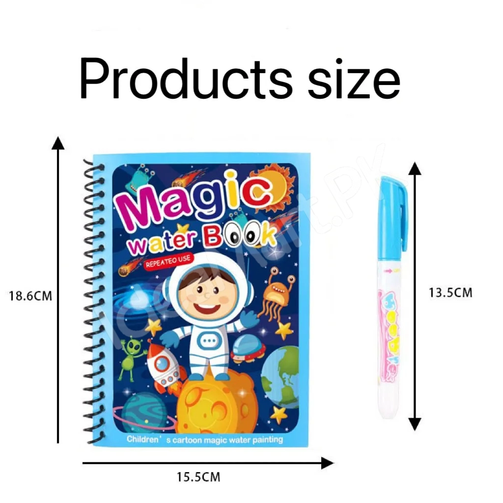 1-book1-pen-reusable-coloring-book-water-painting-book-sensory-early-education-puzzle-drawing-toys-product-image