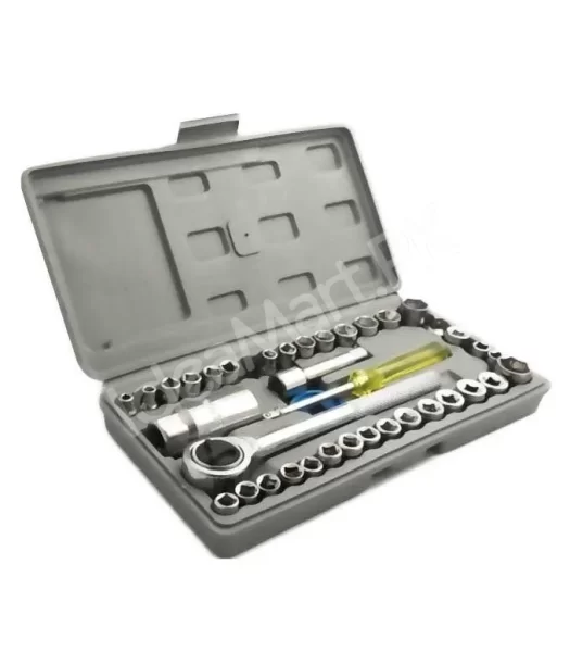 40-piece-socket-wrench-set-chrome-vanadium-steel-ratchet-tool-kit-with-storage-case-product-image