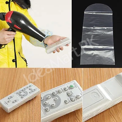 clear-heat-shrink-film-remote-control-protector-for-tv-ac-10pcs-waterproof-scratch-dust-resistant-product-image