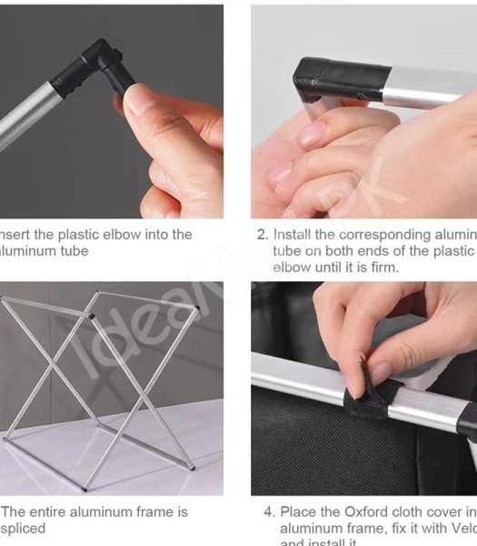 2-3-grid-foldable-separated-laundry-organizer-with-aluminum-frame-for-bedroom-and-dorm-product-image