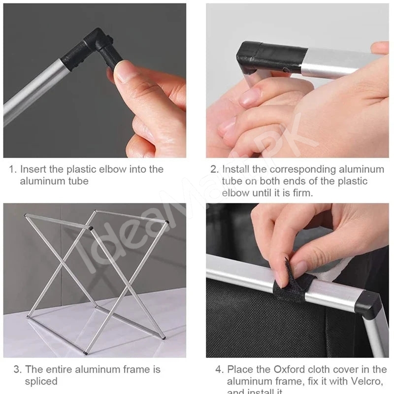 2-3-grid-foldable-separated-laundry-organizer-with-aluminum-frame-for-bedroom-and-dorm-product-image