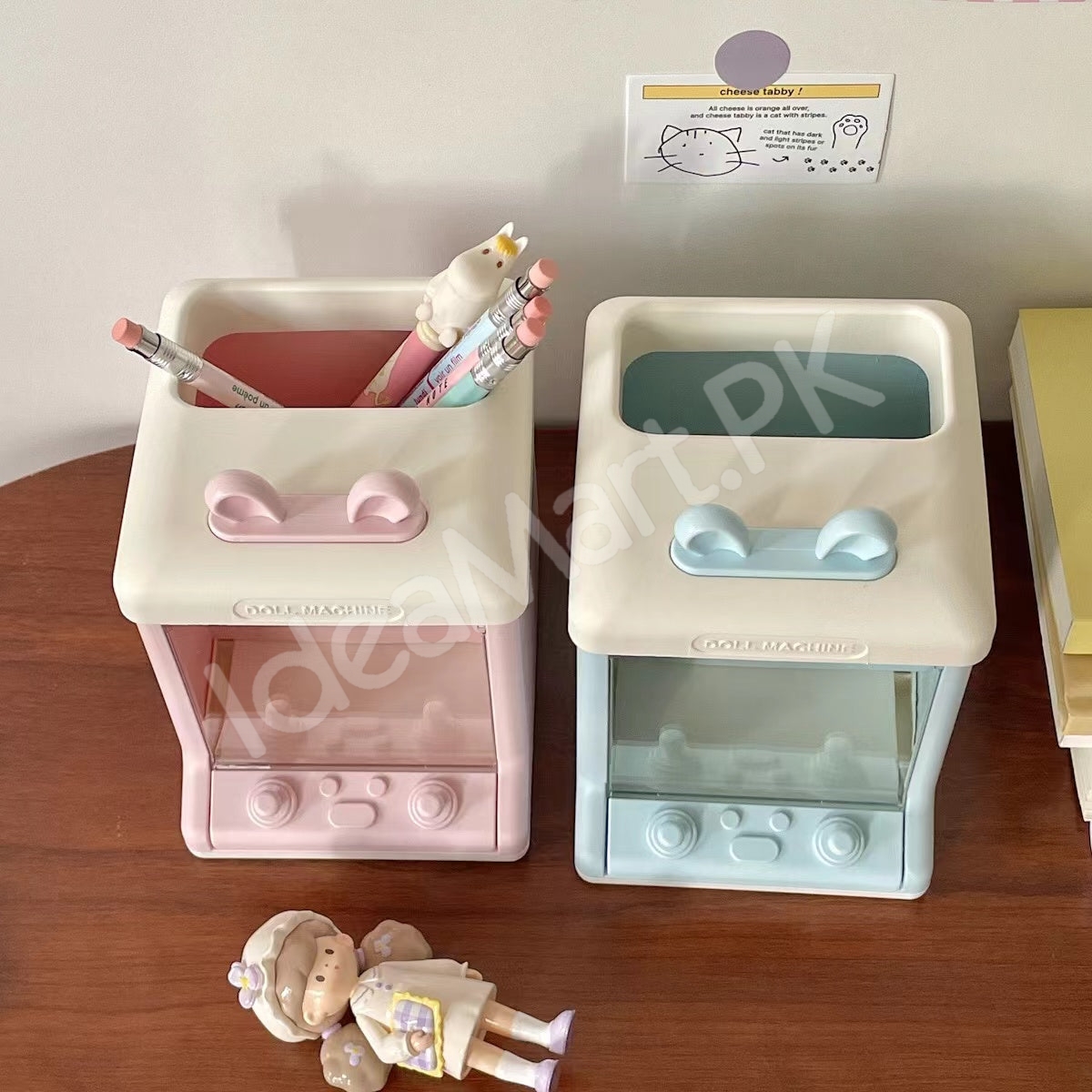 bunny-doll-machine-pen-small-items-holder-for-desktop-organizer-product-image