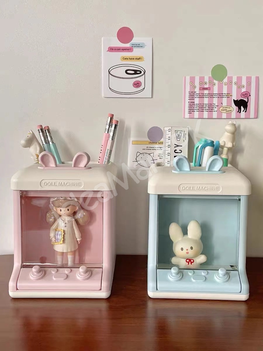 bunny-doll-machine-pen-small-items-holder-for-desktop-organizer-product-image