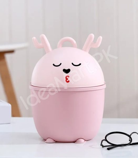 deer-design-desktop-mini-trash-can-with-flip-top-lid-product-image