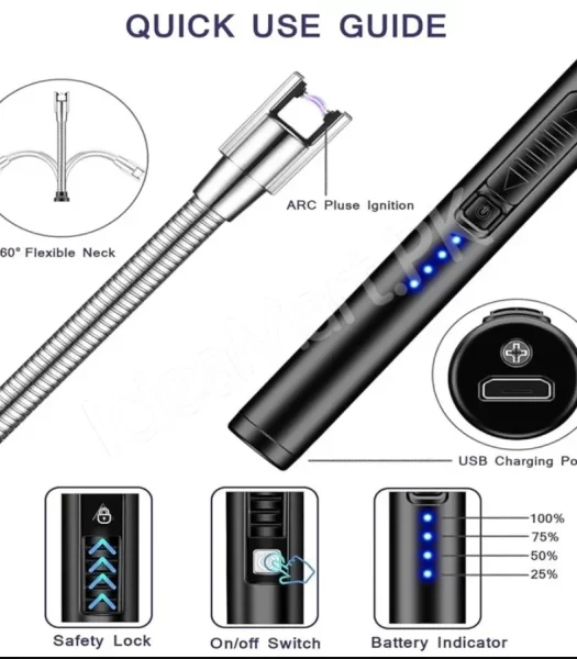 usb-arc-rechargeable-kitchen-lighter-with-card-packing-product-image