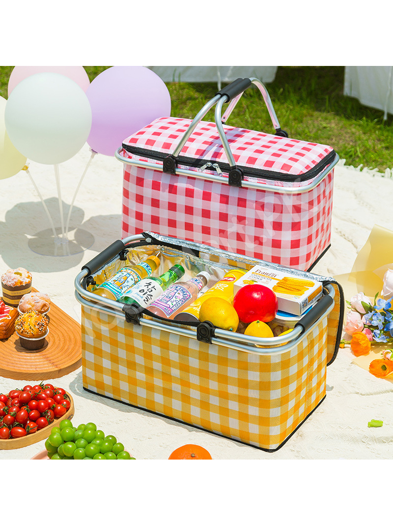 large-collapsible-insulated-cooler-basket-with-aluminum-handle-for-food-and-drinks-product-image
