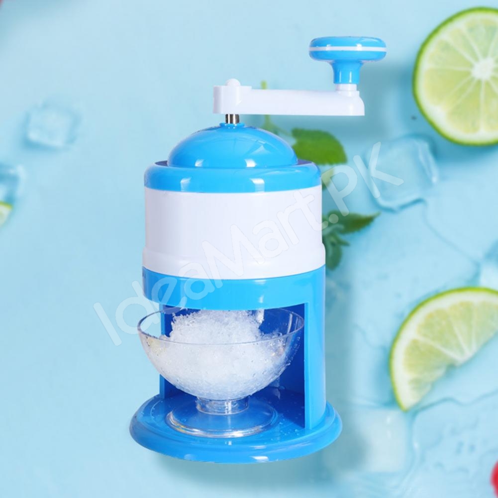 plastic-manual-hand-crank-ice-shaver-with-rotary-handle-for-slushies-desserts-product-image