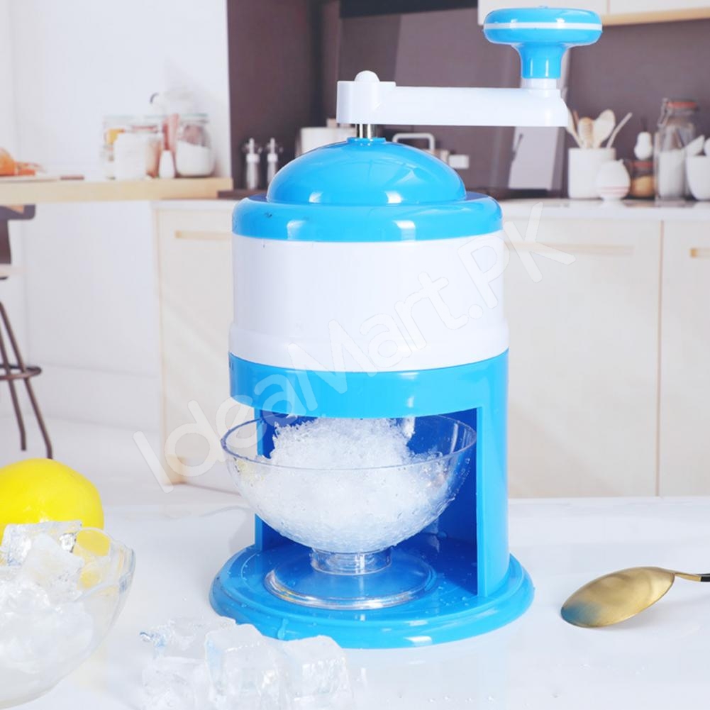plastic-manual-hand-crank-ice-shaver-with-rotary-handle-for-slushies-desserts-product-image