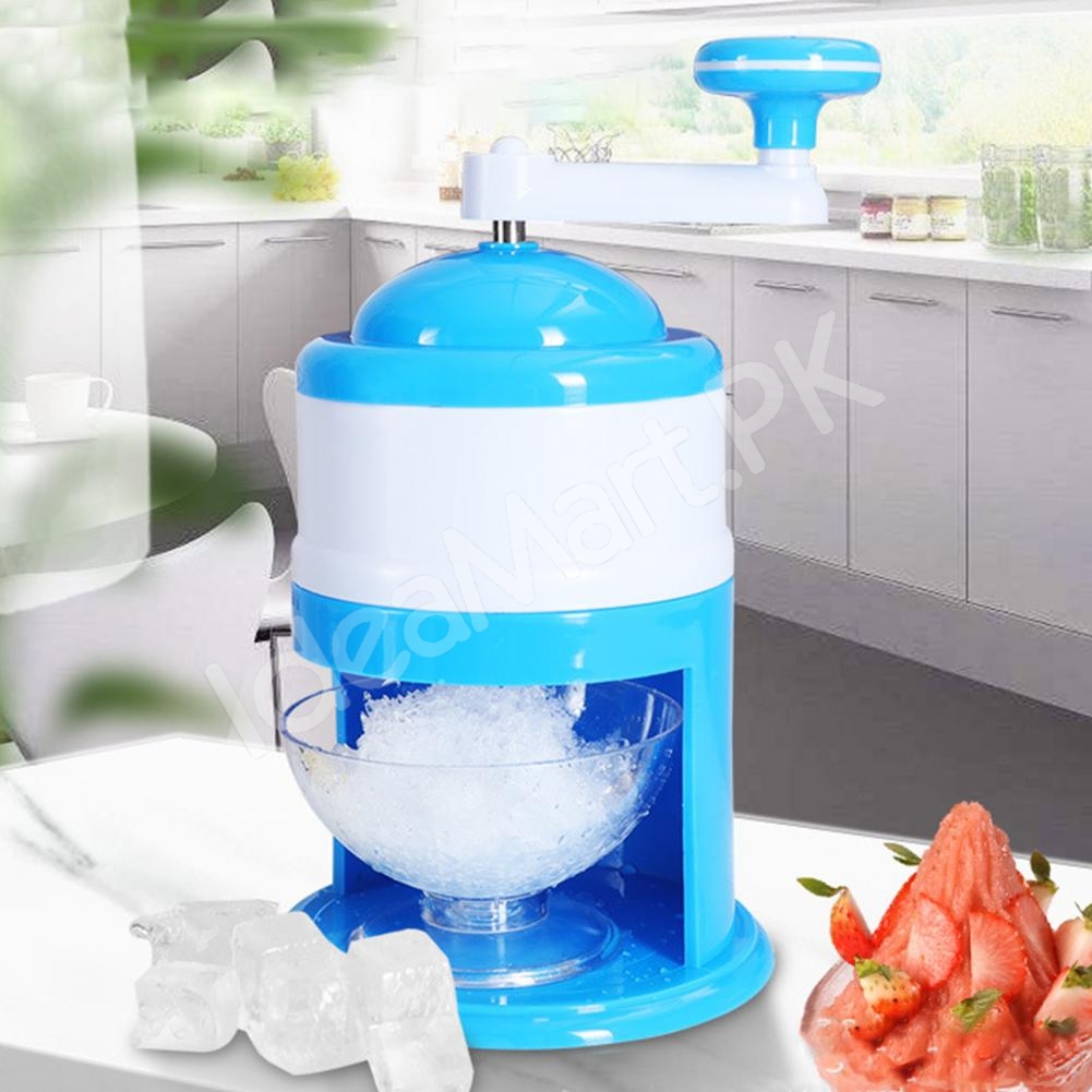 plastic-manual-hand-crank-ice-shaver-with-rotary-handle-for-slushies-desserts-product-image
