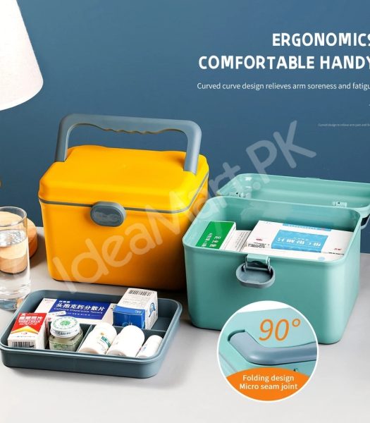 portable-plastic-two-layer-home-first-aid-storage-box-with-carry-product-image